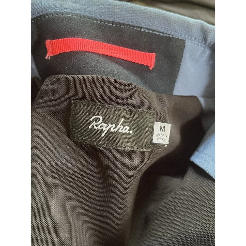 Rapha Loopback Jacket Blue Full Zip Lightweight Cycling Jacket Mens Size Medium